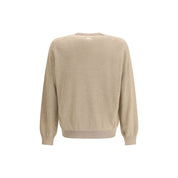 Ferragamo Beige Fleece Wool Sweatshirt