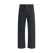 Fear Of God Black Cotton Straight-Leg Jeans