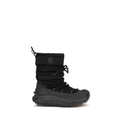 Moncler Black Polyamide Lace-Up Boots