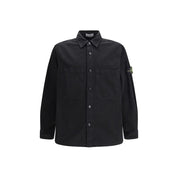 Stone Island Black Cotton Shirt