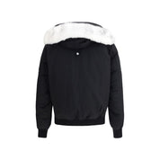 Moose Knuckles Black Cotton Bomber