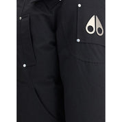 Moose Knuckles Black Cotton Bomber