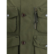 Barbour Green Polyester Shell Jacket