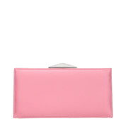 Jimmy Choo Pink Satin Clutch Bag