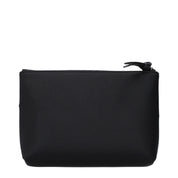 Jimmy Choo Black Satin Clutch Bag