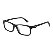 Police Black Cellulose Acetate Glasses (Frames)