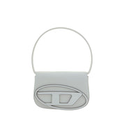 Diesel White Calf Leather Bos Taurus Shoulder Bag