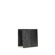 Fendi Black Calf Leather Bos Taurus Wallet
