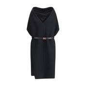 Ferragamo Black Viscose Casual Dress