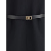 Ferragamo Black Viscose Casual Dress
