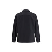 Stone Island Black Fleece Wool Coat