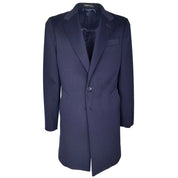 Made in Italy Blue Wool Men Jacket