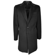 Made in Italy Black Wool Men's Jacket