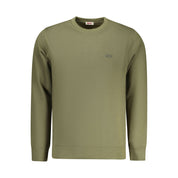Rifle Green Cotton Men Sweater