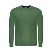 Rifle Green Wool Men Sweater
