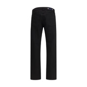 Stone Island Black Cotton Jeans Denim