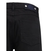 Stone Island Black Cotton Jeans Denim