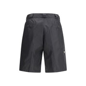 Prada Black Recycled Polyamide Bermuda Shorts
