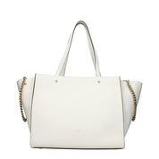 Jimmy Choo White Leather Shoulder Bag