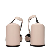 Versace Pink Leather High Heel Pumps