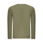 Rifle Green Cotton Men T-Shirt