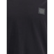 Stone Island Black Cotton T-Shirt