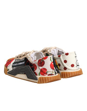 Dolce & Gabbana Multicolor Logo Low Top NS1 Sneakers Shoes