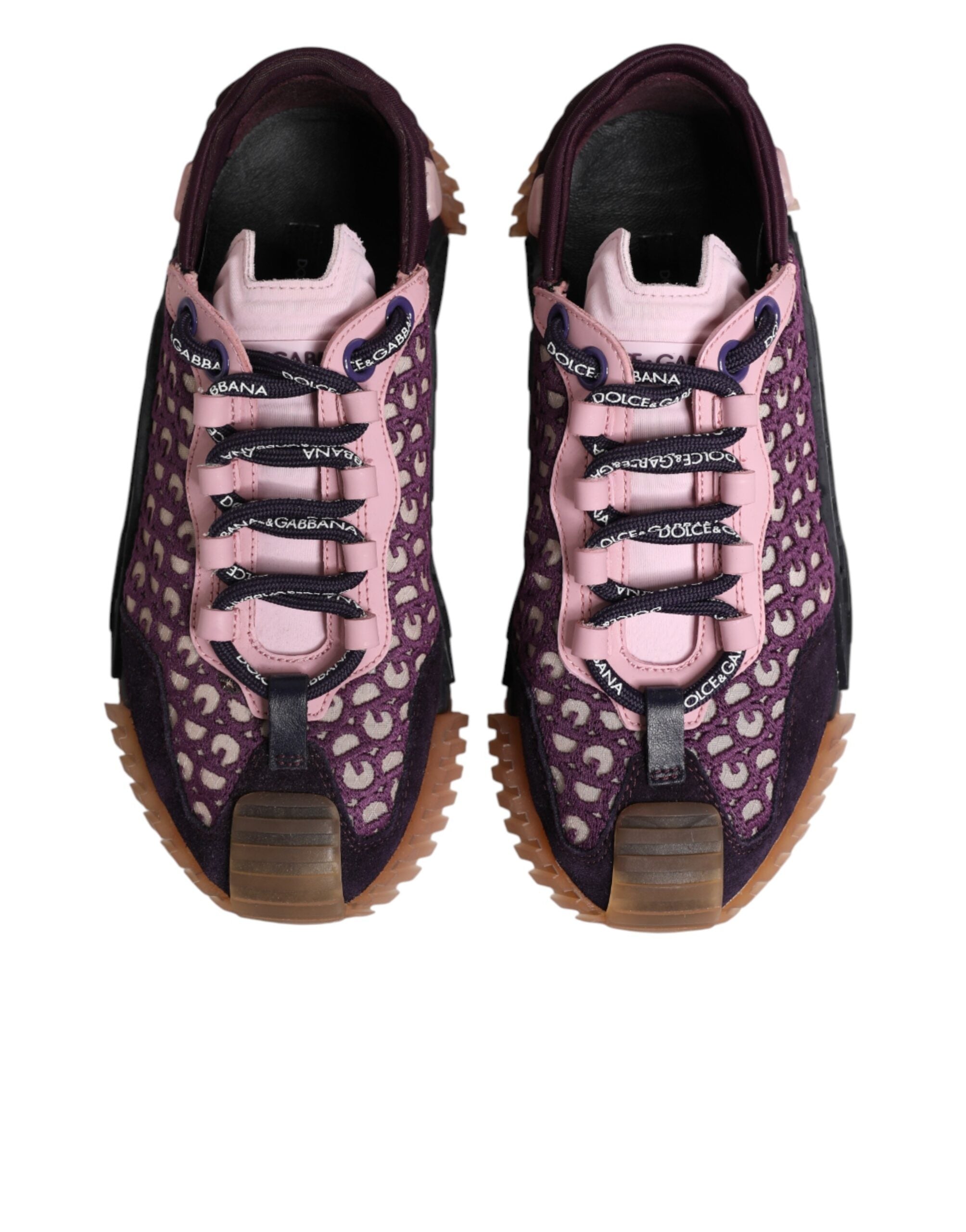 Dolce & Gabbana Multicolor Logo Low Top NS1 Sneakers Shoes