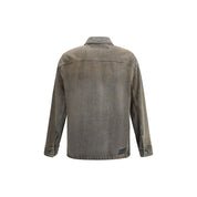 Fendi Gray Denim Shirt