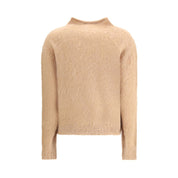 Max Mara Brown Polyamide Turtleneck