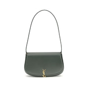 Saint Laurent Green Calf Leather Bos Taurus Shoulder Bag