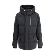 Moose Knuckles Black Nylon Coat
