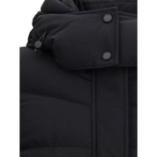 Moose Knuckles Black Nylon Coat