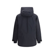 MM6 Black Polyester Parka