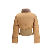 Fendi Brown Polyester Full-Length Jacket