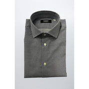 Baldinini Trend Blue Cotton Men Shirt