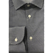 Baldinini Trend Blue Cotton Men Shirt