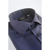 Baldinini Trend Blue Cotton Shirt