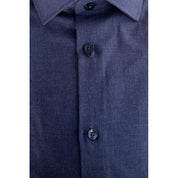 Baldinini Trend Blue Cotton Shirt