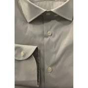Baldinini Trend Beige Cotton Men Shirt