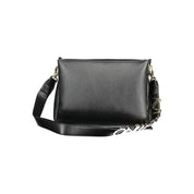 Mario Valentino Black Polyurethane Women Handbag