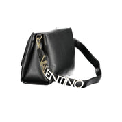 Mario Valentino Black Polyurethane Women Handbag