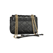 Mario Valentino Nero Poliuretano Woman Shoulder Bag