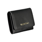 Mario Valentino Black Polyurethane Women Wallet