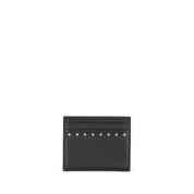 Valentino Garavani Black Calf Leather Bos Taurus Wallet