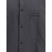 Balenciaga Black Wool Pattern Shirt