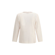 Lardini Cream Wool Coat