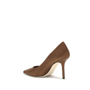 Jimmy Choo Brown Silk Pumps