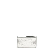 Margiela Silver Calf Leather Bos Taurus Wallet