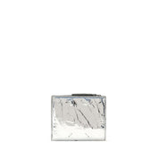 Margiela Silver Calf Leather Bos Taurus Wallet